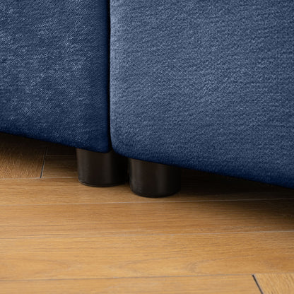 Modern Modular Sectional Sofa With Storag, Contemporary Cylindrical Design