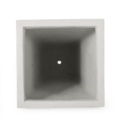 Outdoor Modern Cast Stone Planter