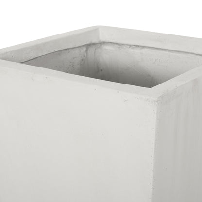 Outdoor Modern Cast Stone Planter