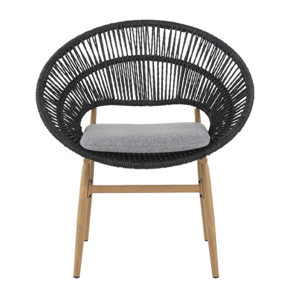 Cyril - Outdoor Papasan Style Dining Chair (Set of 2)