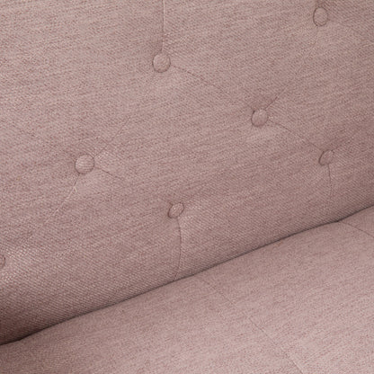 Aidan - Mid Century Modern Tufted Fabric Sofa