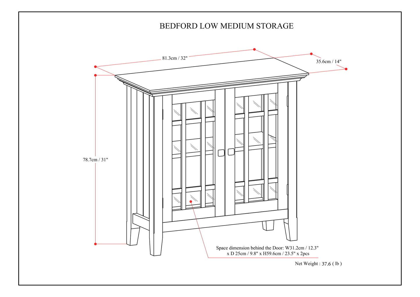 Bedford - Storage Media Cabinet
