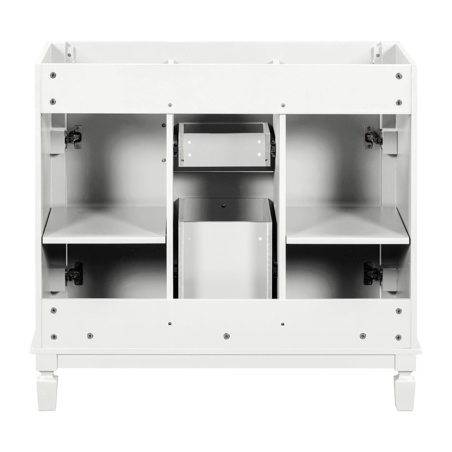 Bathroom Vanity Cabinet With 2 Soft Closing Doors And 2 Drawers