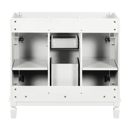 Bathroom Vanity Cabinet With 2 Soft Closing Doors And 2 Drawers