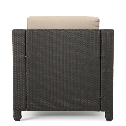 Stylish Outdoor Club Chair With Weather Resistant Cushions