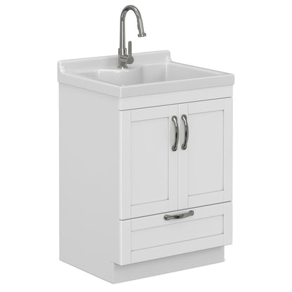 Maile - All-In-One Laundry Utility Sink And Cabinet