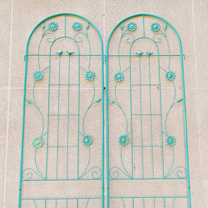 Metal Garden Trellis Rustproof Trellis For Climbing Plant Outdoor Flower Support