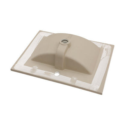 Premium Rectangular Vanity Top With Single Faucet Hole And Overflow