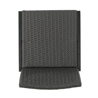 Outdoor Barstool With Hand Crafted Details (Set of 2)