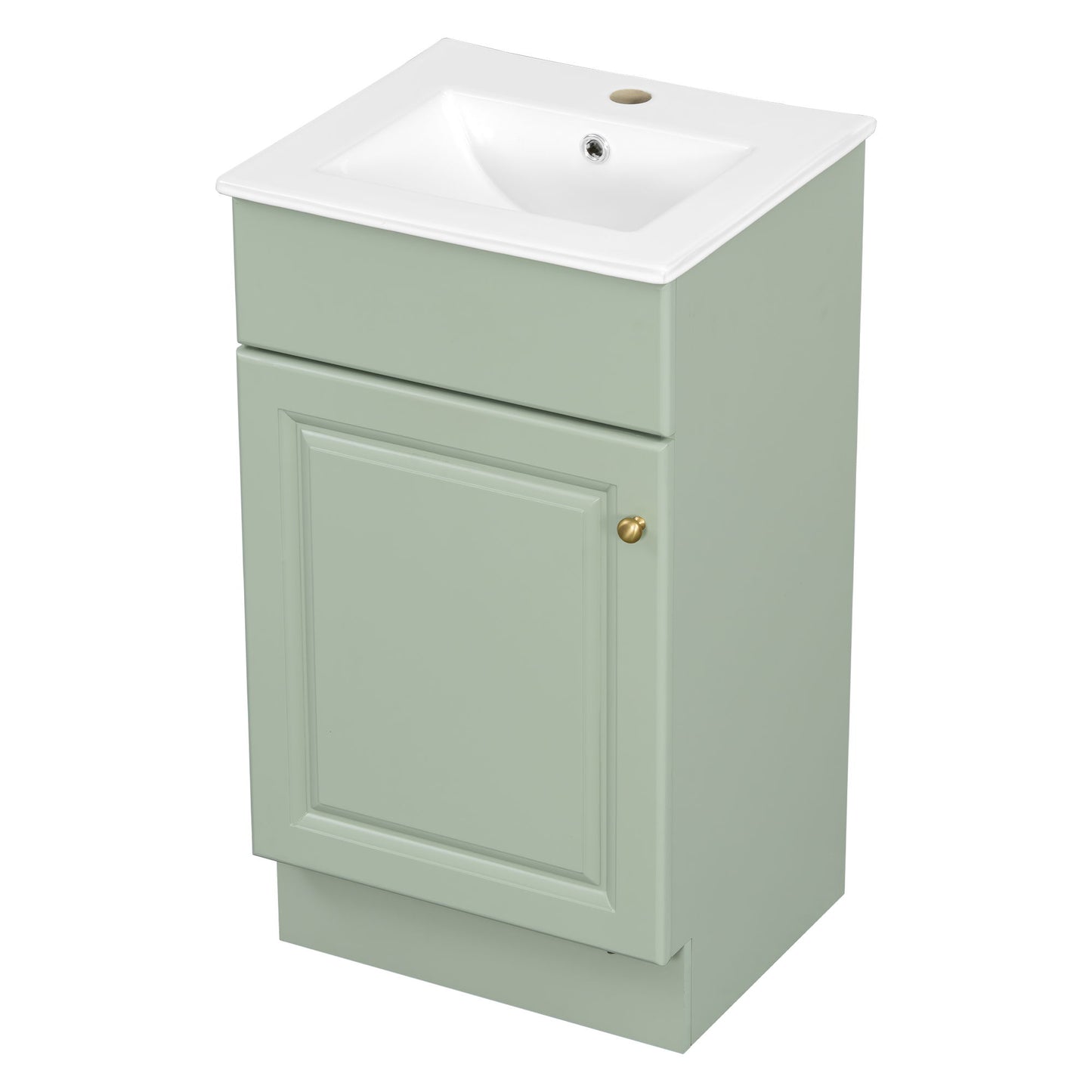 Bathroom Vanity With Sink, Cabinet With Adjustable Shelf