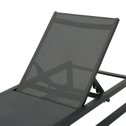 Chaise Lounge With 5 Reclining Positions, Outdoor Patio Lounge Chairs