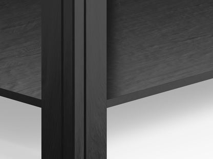 Side Table - Black / Whiskey