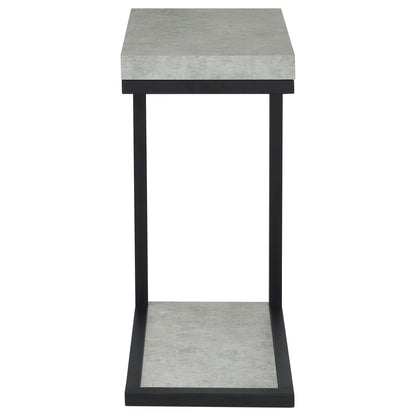 Snack Table With Industrial Base