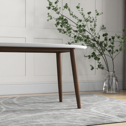 Ada - Mid-Century Modern Style Oval Dining Table