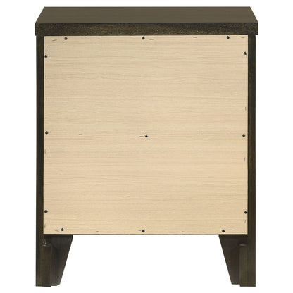Clement - 2 Drawer Nightstand Bedside Table - Espresso