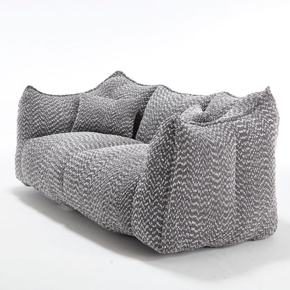 Comfortable Dual Beanbag Chair With High Resilience Foam Core For 2 People