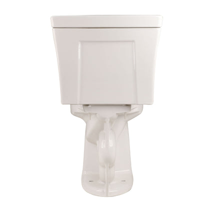 Gloss 2 Piece Toilet With 1.28 Gpf Tornado Flush, Rimless Bowl, Soft Closing Seat - Gloss White
