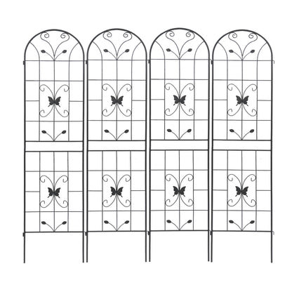 Garden Metal Trellis Rustproof Trellis For Climbing Plants Outdoor Flower Support
