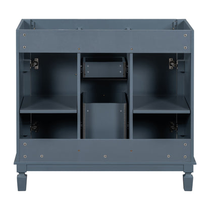 Bathroom Vanity Cabinet With 2 Soft Closing Doors And 2 Drawers