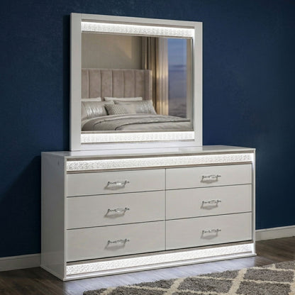 Glam - Bedroom Set With LED Headboard