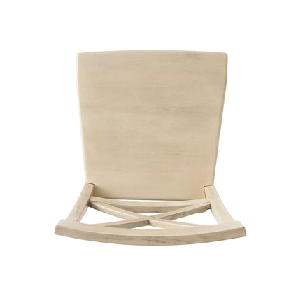 Dining Chair With X Shaped Back (Set of 2)