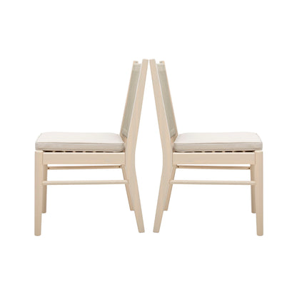 Cordoba - Dining Chair (Set of 2) Comfortable Armless Chairs - Beige
