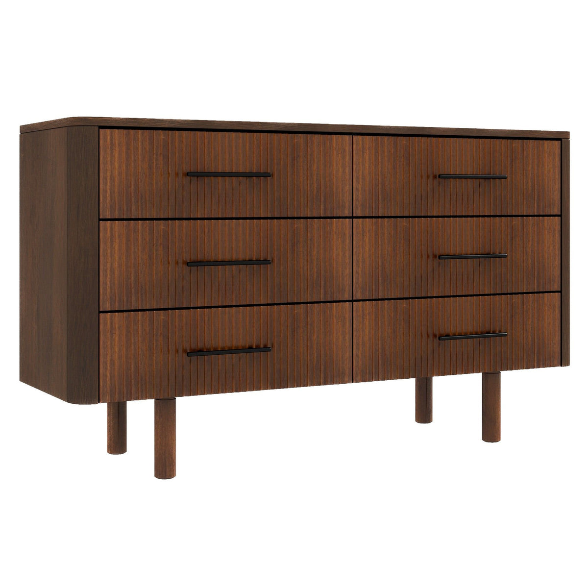 Logan - Dresser With 6 Drawers - Brown