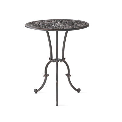 Charleston 3 Pieces Cast Bistro Set - Copper