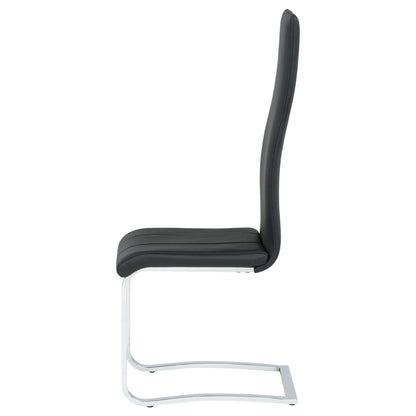 High Back Side Chairs Dining Chairs With Padded Upholstery (Set of 4)