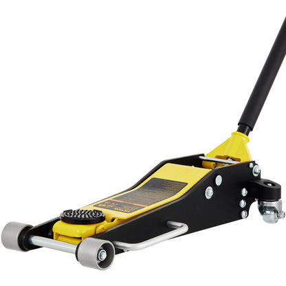Vevor Racing Floor Jack 3 Ton Dual Pump Lift - Natural