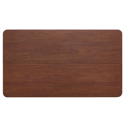 Compact Dining Table - Walnut / Black