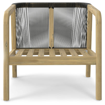 Palmetto - Outdoor Conversation Chair (Set of 2) - Stone Gray