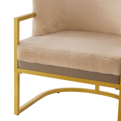 Upholstered Reading Accent Armchair For Living Room