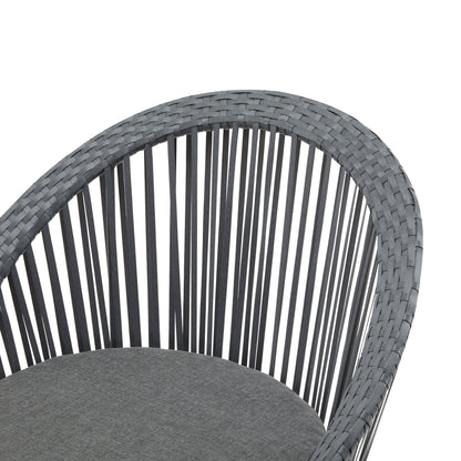 Modern Swivel Wicker Lounge Chair With Round Design
