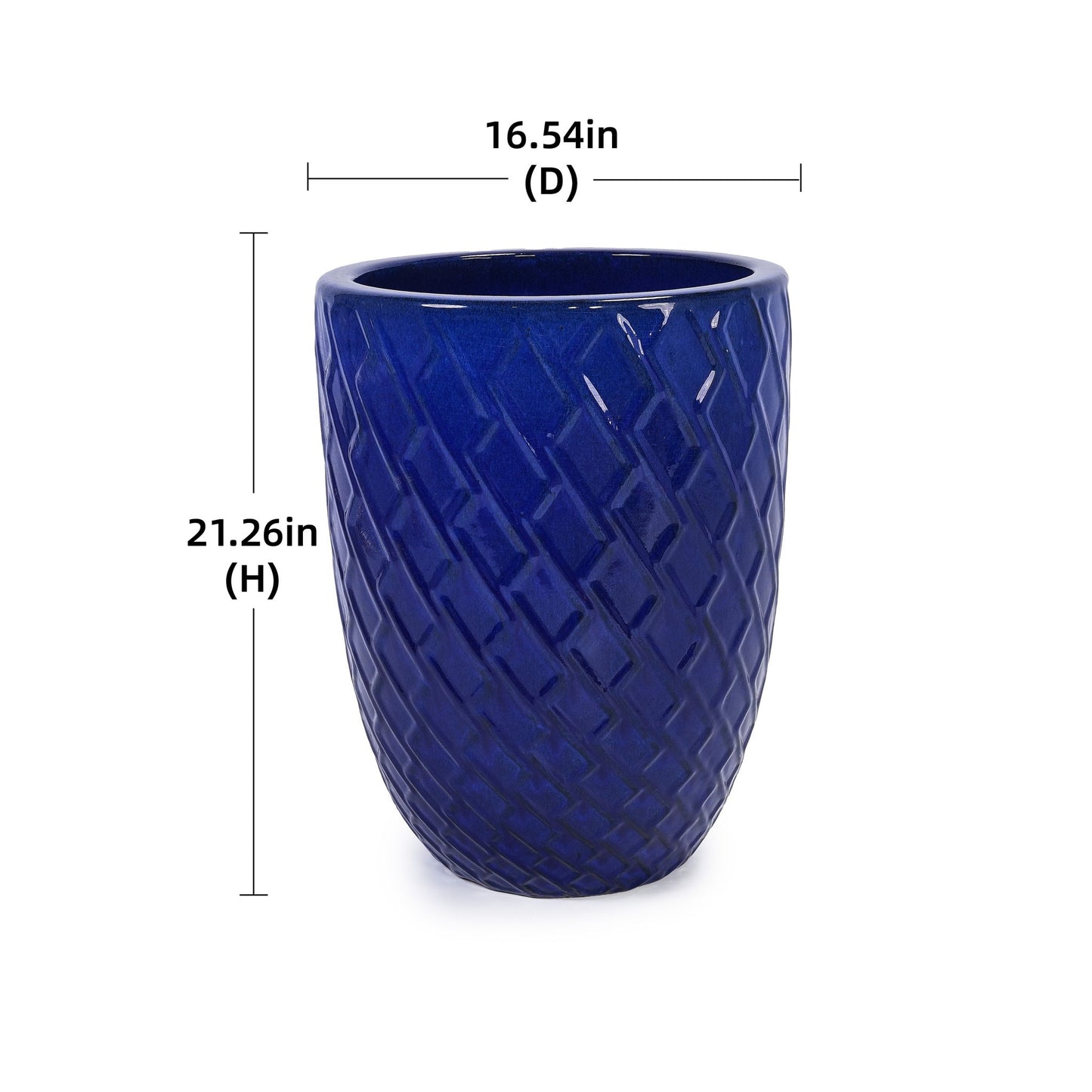 Ceramic Flowerpot, Planter For Patio, Garden, Windowsill