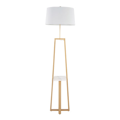 Cosmo - Shelf Contemporary / Glam Floor Lamp