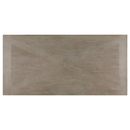 Ruston - Rectangular Dining Table With Trestle Design - Gray