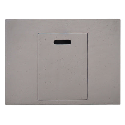 Outdoor Patio Square Gas Burning Concrete Fire Pit 40, 000 Btu