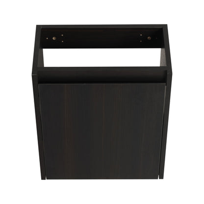 Modern Bathroom Vanity With Ceramic Basin, Wall Mounted Floating Sink Combo, Storage Cabinet