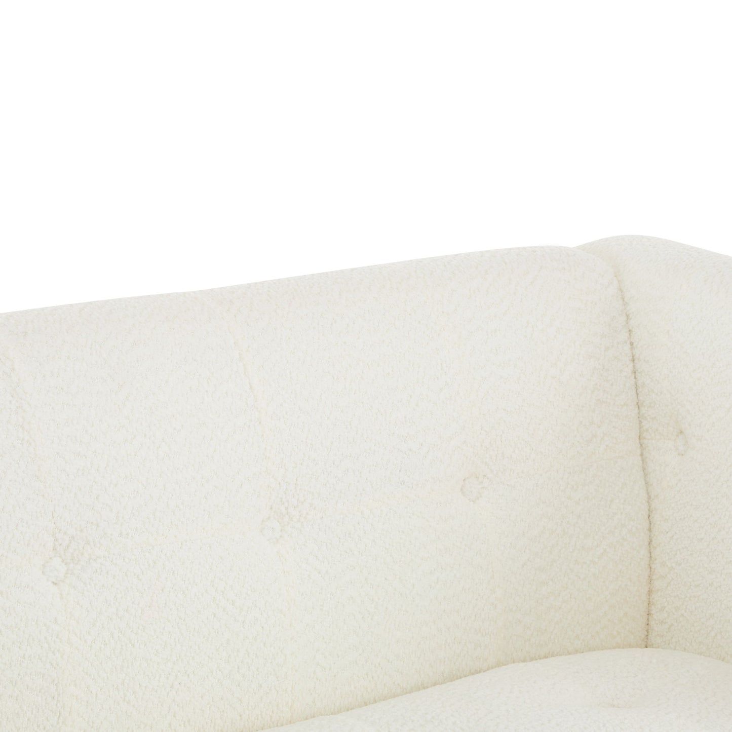 Contemporary 3 Seater Sofa With Tufted Design