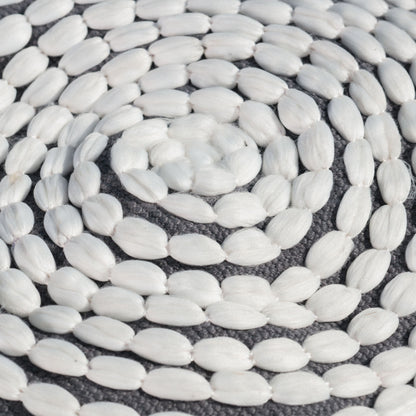River - Handcrafted Cylindrical Pouf Water Resistant Fabric