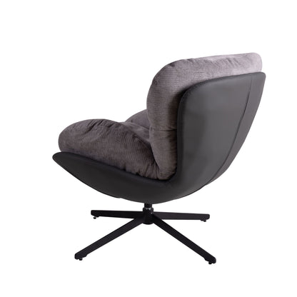 360° Swivel Office Chair, No Wheels