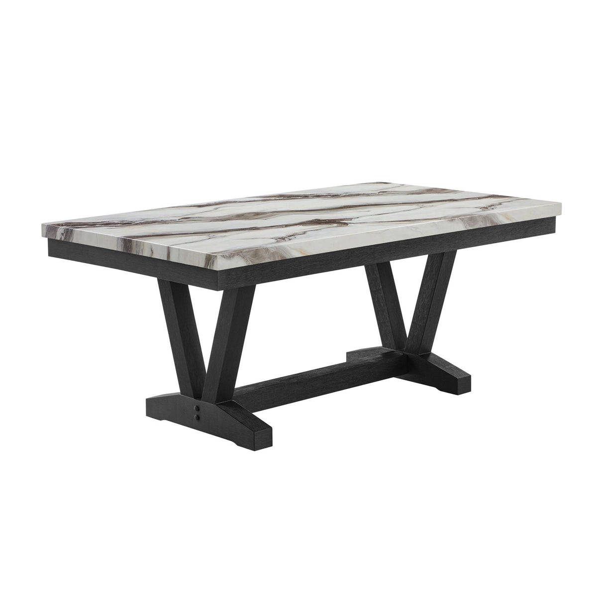 Panda Oceanic - Dining Table And Chairs Set - Black