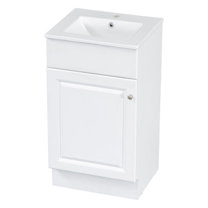Bathroom Vanity With Sink, Cabinet With Adjustable Shelf