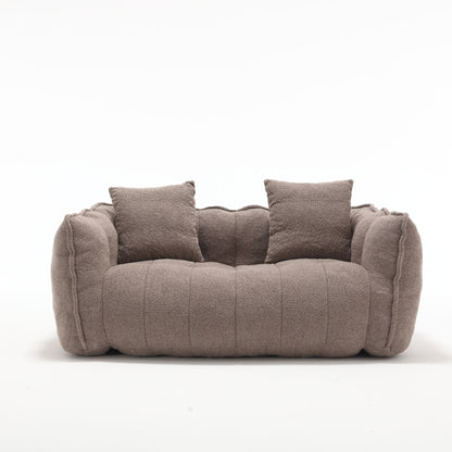 Cozy Beanbag Chair With High Resilience Foam Core For 2
