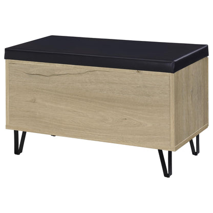 Clackamas - 2 Door Storage Bench With Padded Seat
