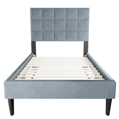 Modern Bed With Adjustable Headboard