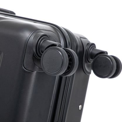 Hard Shell Luggage With Scratch Resistant Surface, 4 Wheels, Combination Lock & Side Hooks