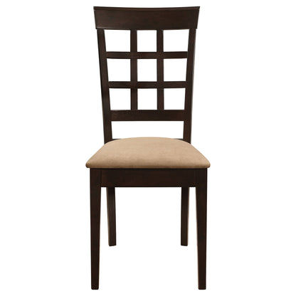 Lattice Back Dining Chair (Set of 2) - Brown