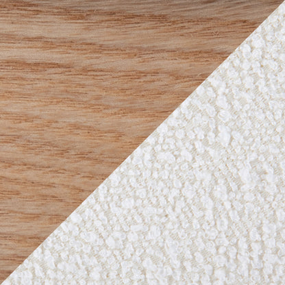 Marla - Contemporary, Nesting Ottoman Set - Natural / Cream